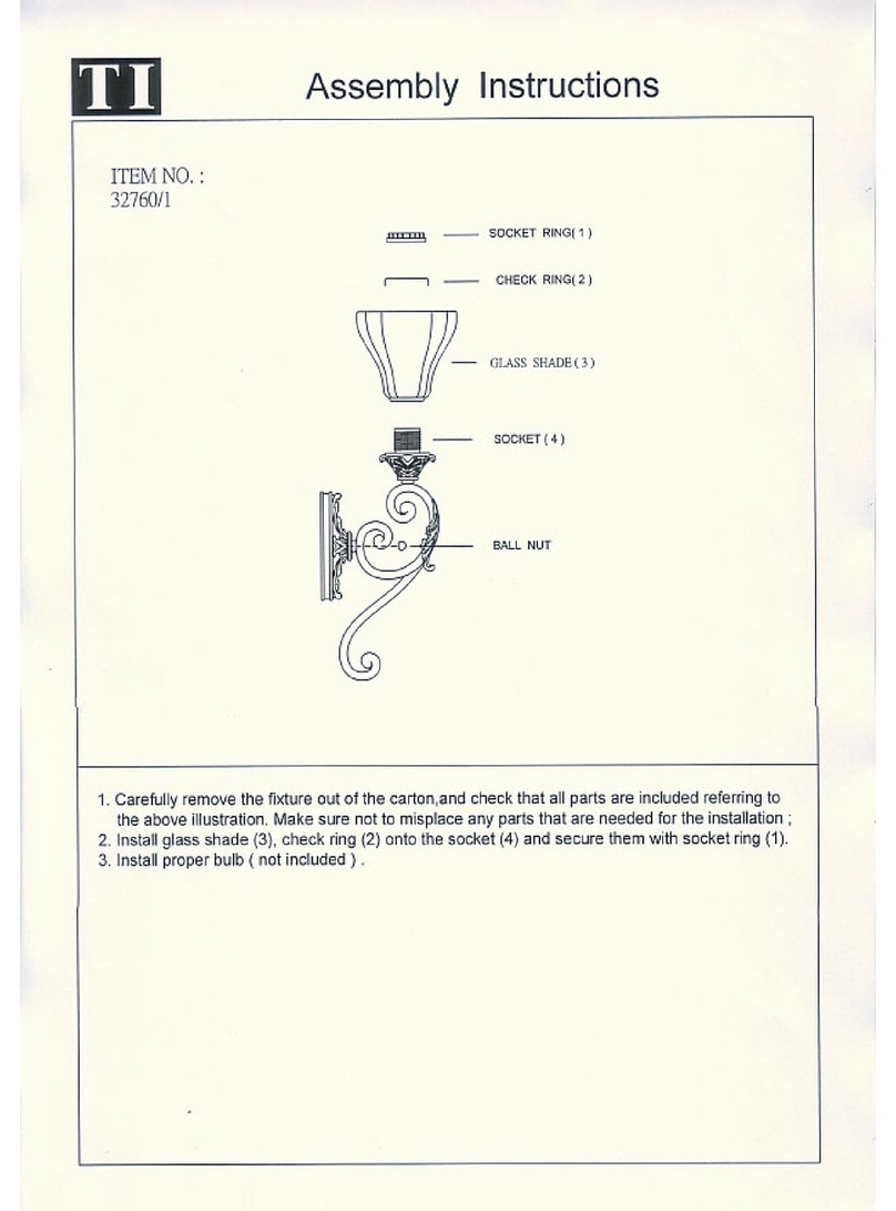 Triarch 32760/1 Assembly instructions