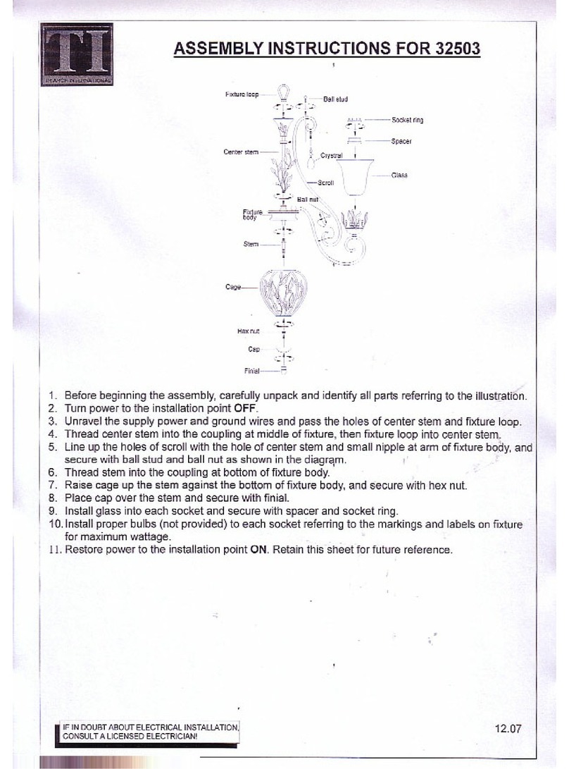 Triarch 32503 User manual Triarch 32503 User manual