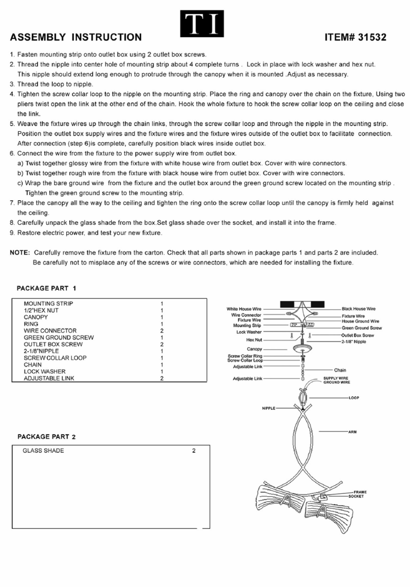 Triarch 31532 Assembly instructions