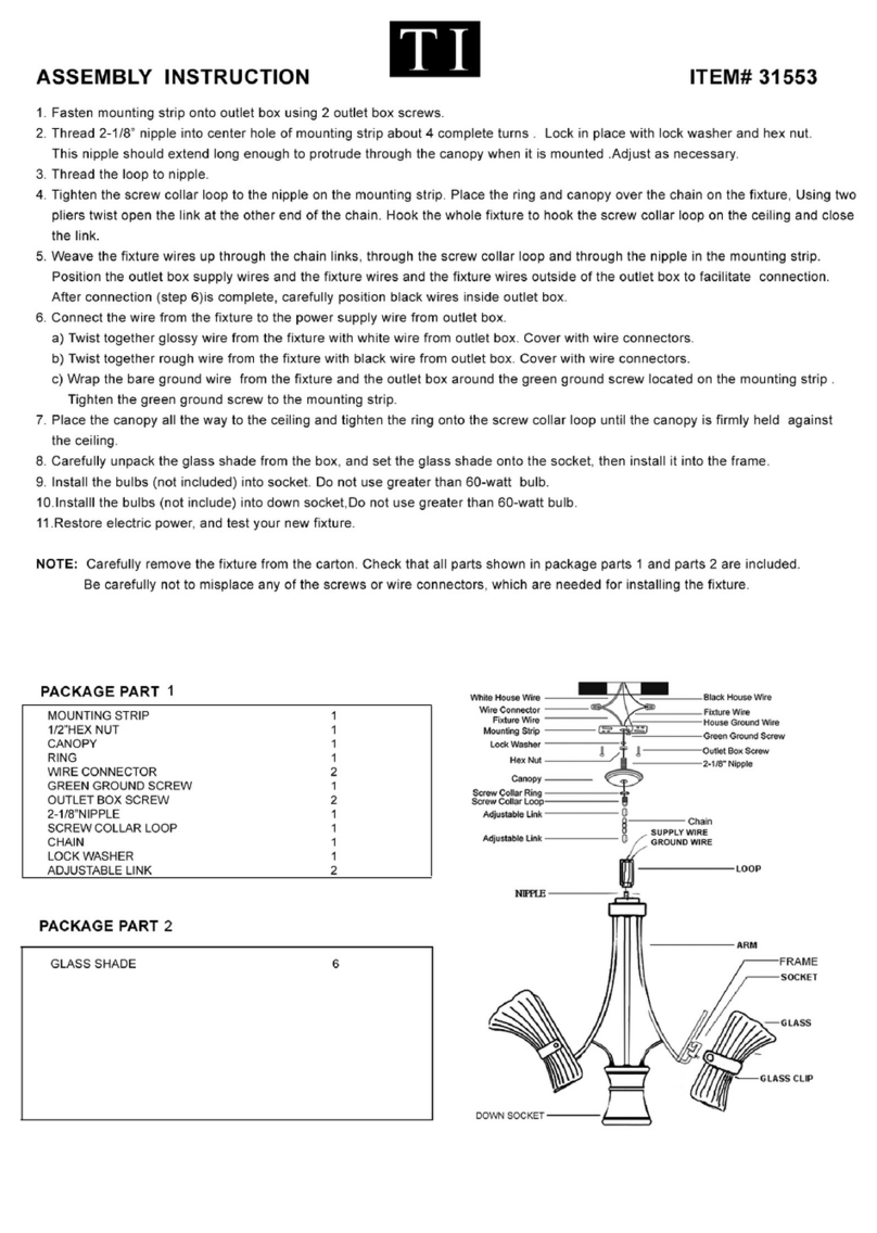 Triarch 31553 User manual