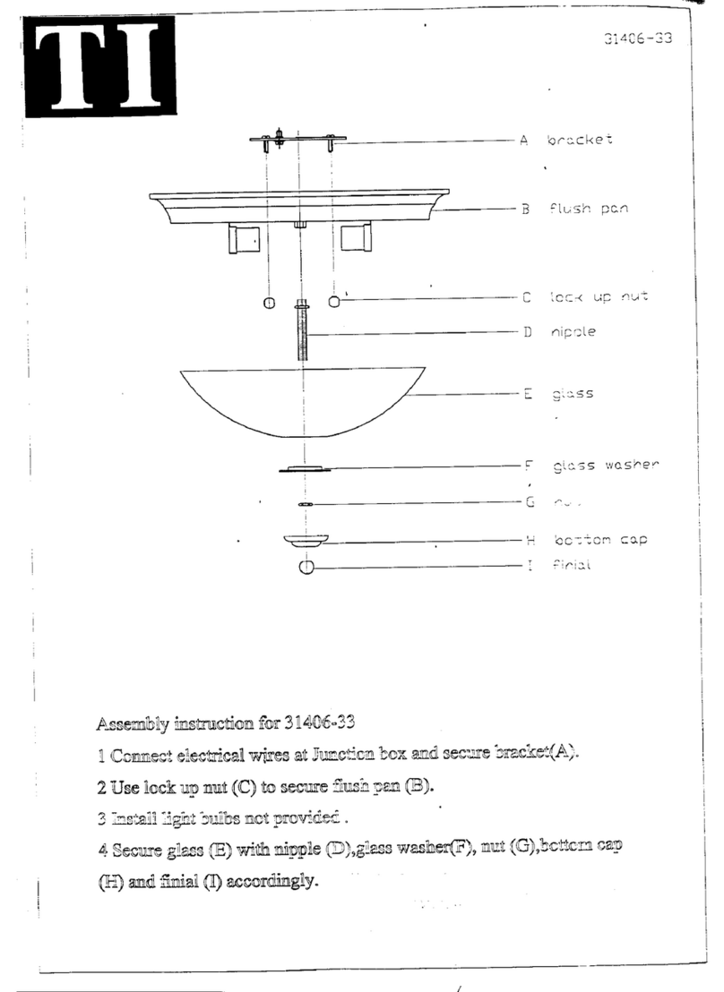 Triarch 31406-33 User manual Triarch 31406-33 User manual