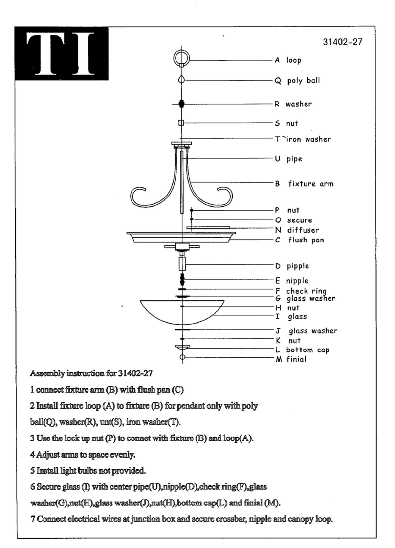Triarch 31402-27 User manual
