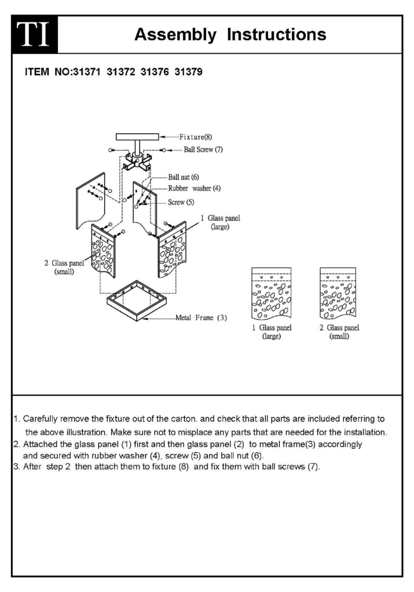 Triarch 31371 User manual Triarch 31371 User manual