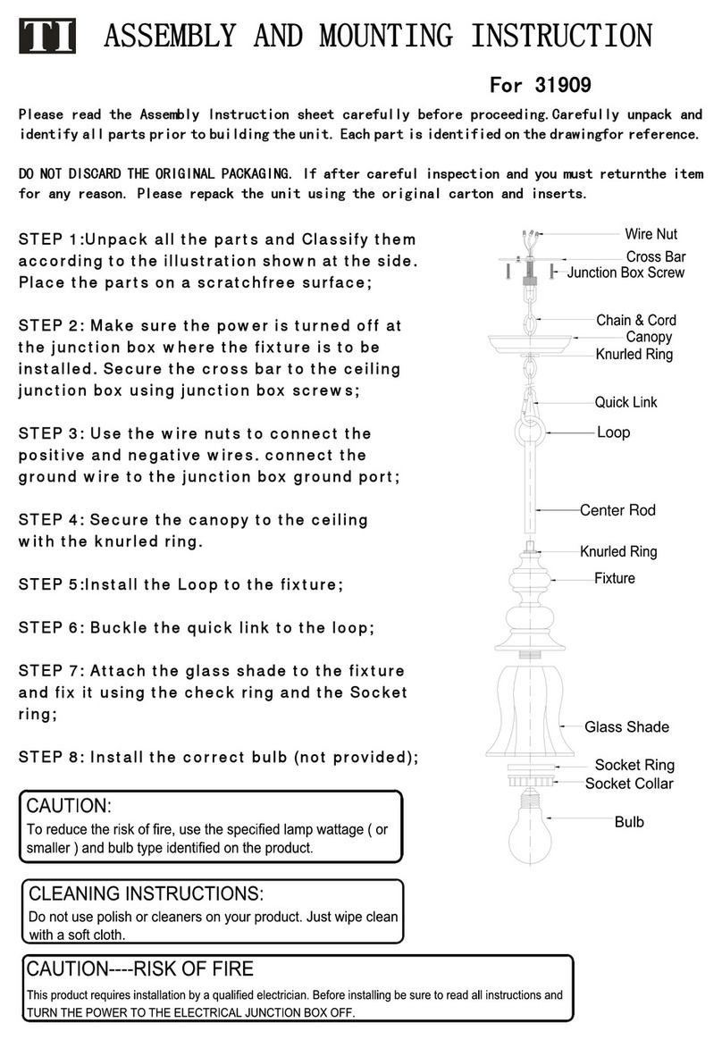Triarch 31909 Quick start guide Triarch 31909 Quick start guide