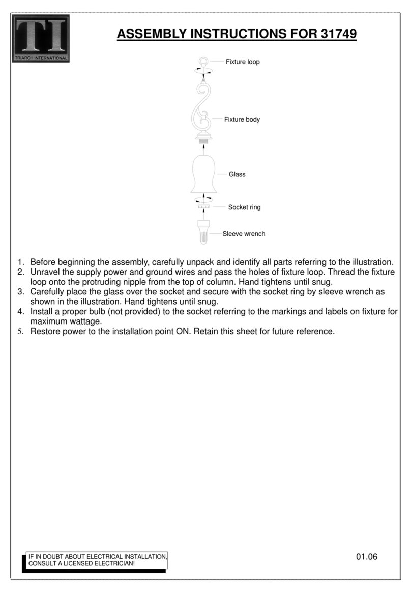 Triarch 31749 User manual Triarch 31749 User manual