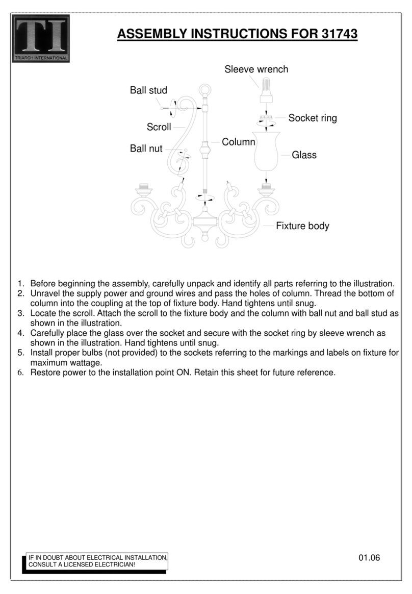 Triarch 31743 User manual
