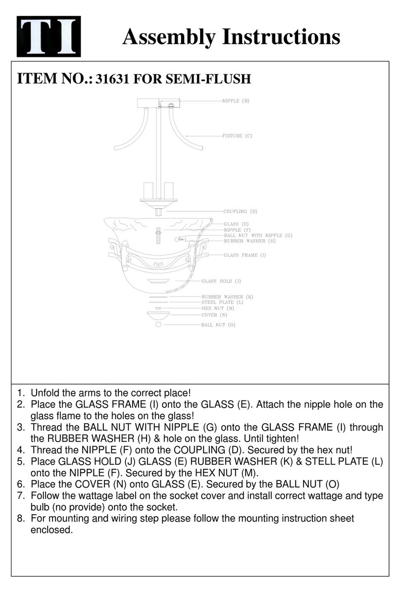 Triarch 31631 User manual Triarch 31631 User manual