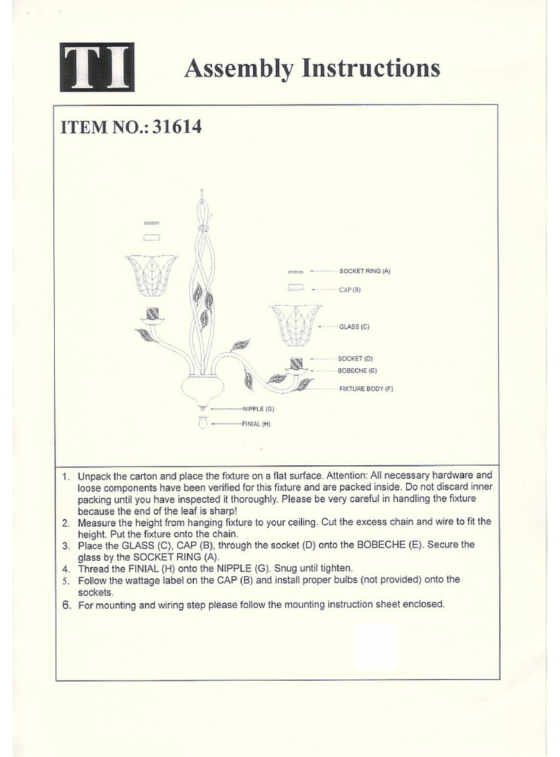 Triarch 31614 User manual Triarch 31614 User manual