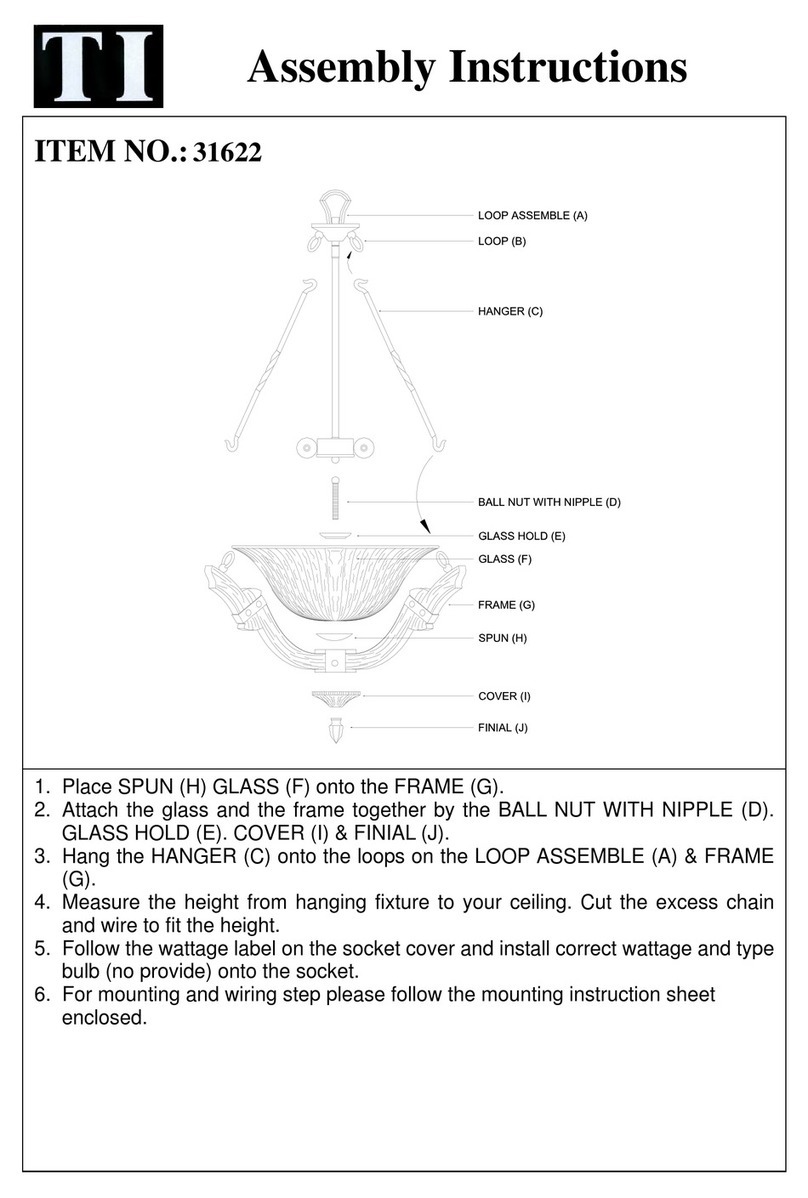 Triarch 31622 User manual