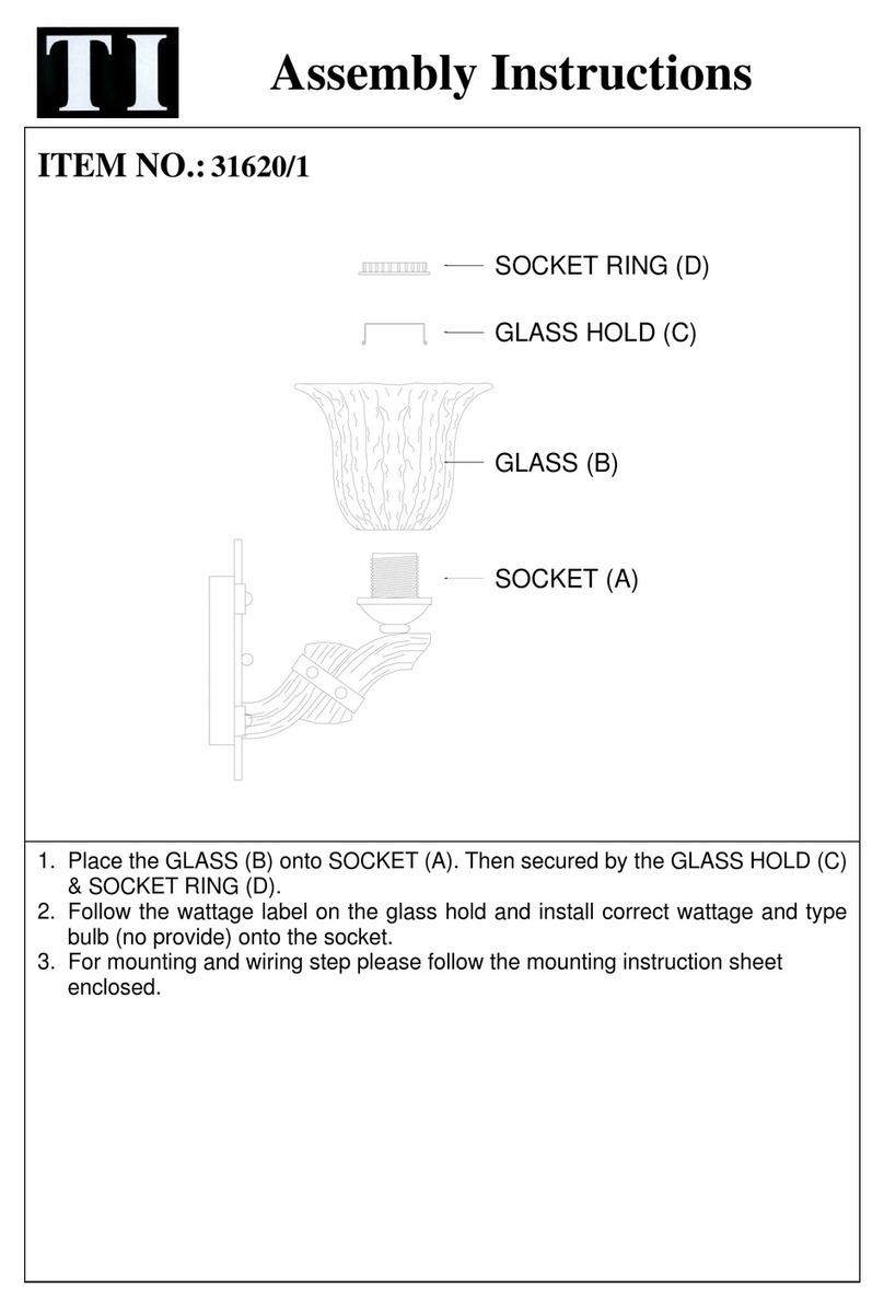 Triarch 31620 User manual Triarch 31620 User manual