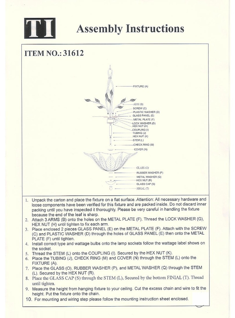 Triarch 31612 Assembly instructions