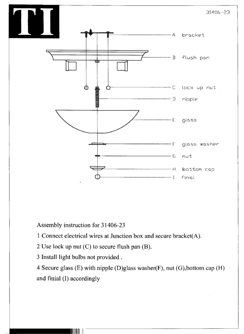 Triarch Indoor Lighting 31406-23 User manual