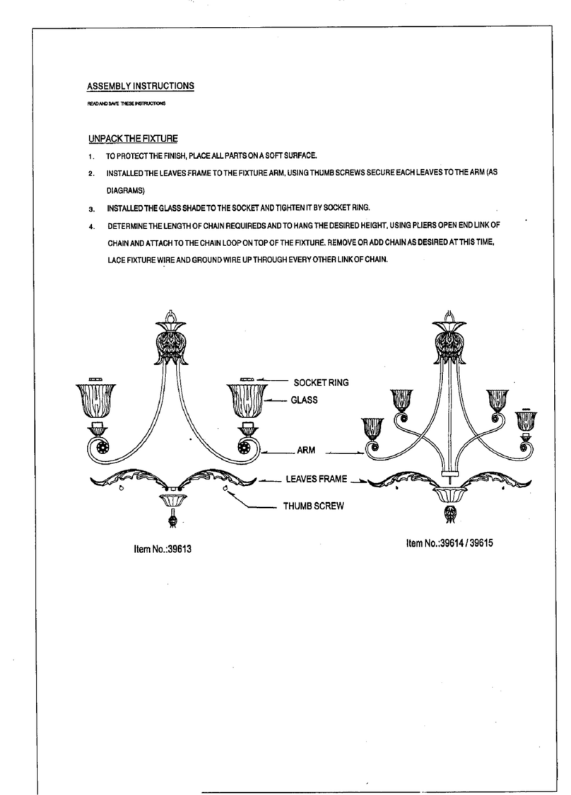 Triarch 39613 Assembly instruction
