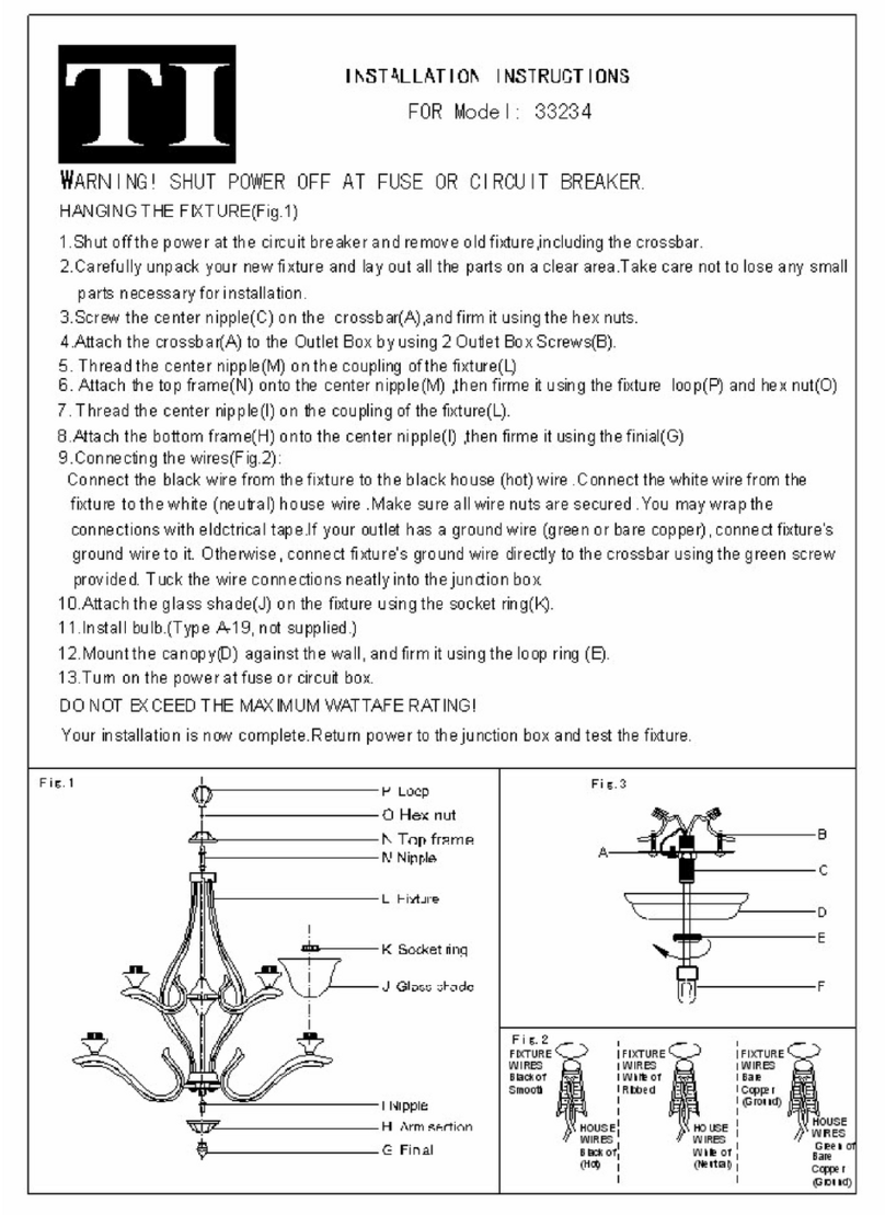 Triarch 33234 installation instructions