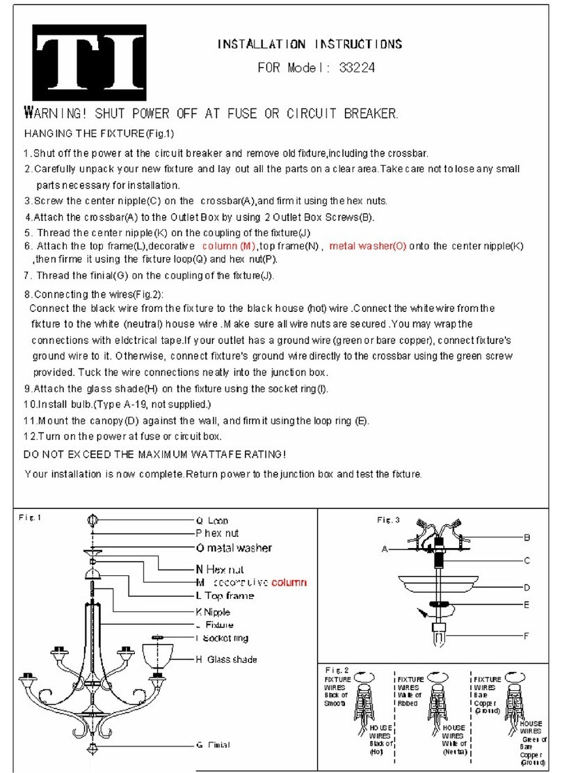 Triarch 33224 User manual Triarch 33224 User manual