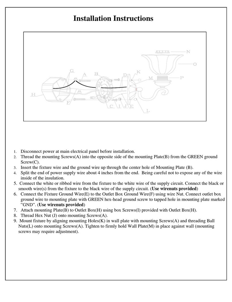 Triarch 33160/1 installation instructions Triarch 33160/1 installation instructions