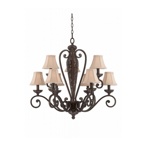 Triarch Chandelier 31444 9 LTS Assembly instructions