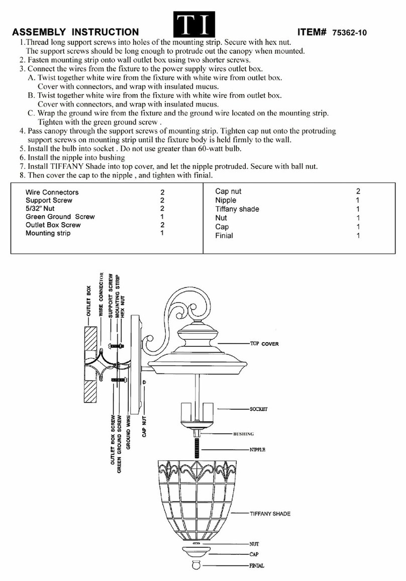 Triarch 75362-10 User manual Triarch 75362-10 User manual
