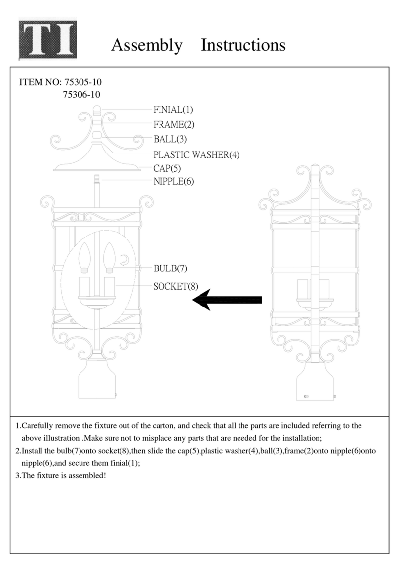 Triarch 75305/10 User manual