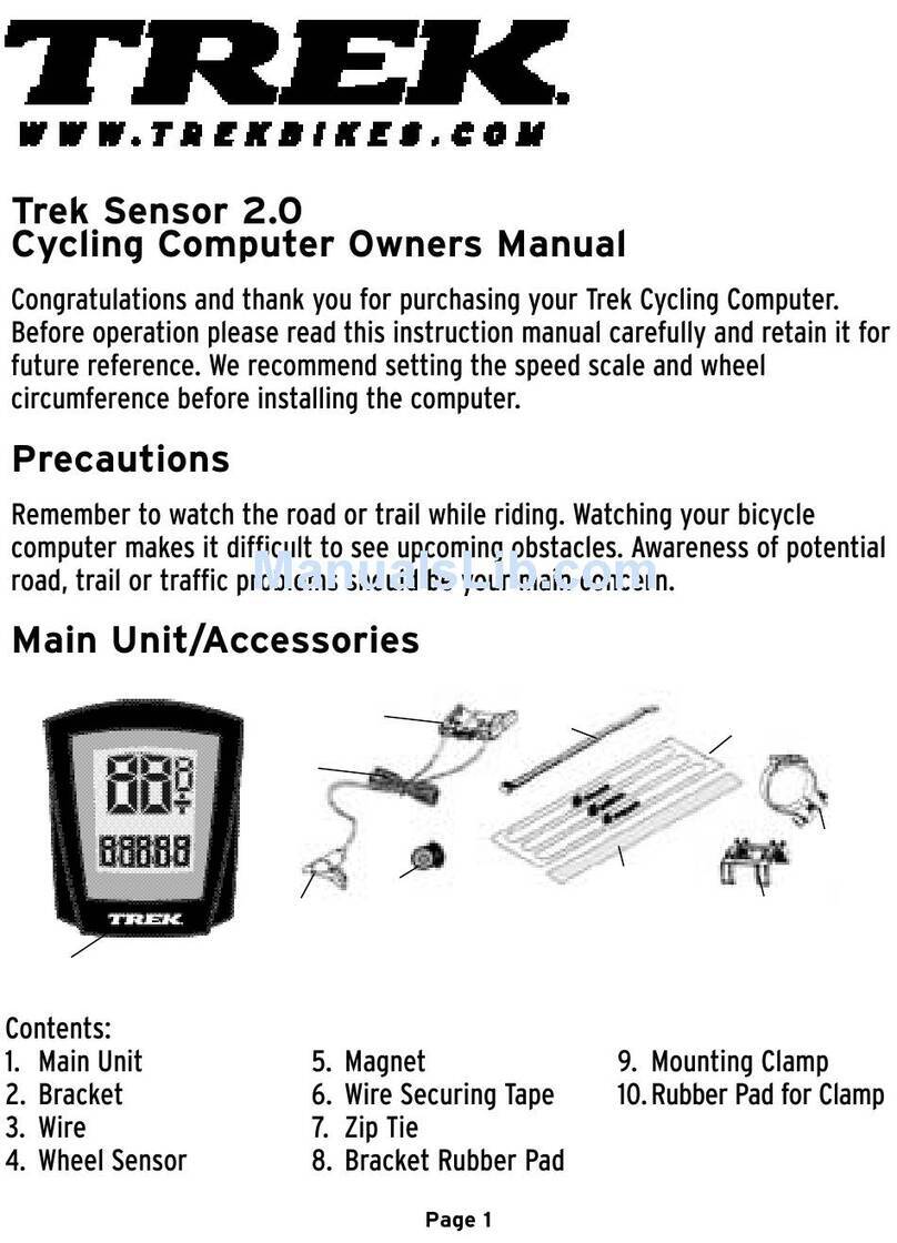 Trek Sensor 2.0 User manual