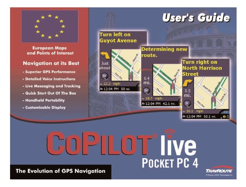 TravRoute CoPilot GPS Receiver user guide
