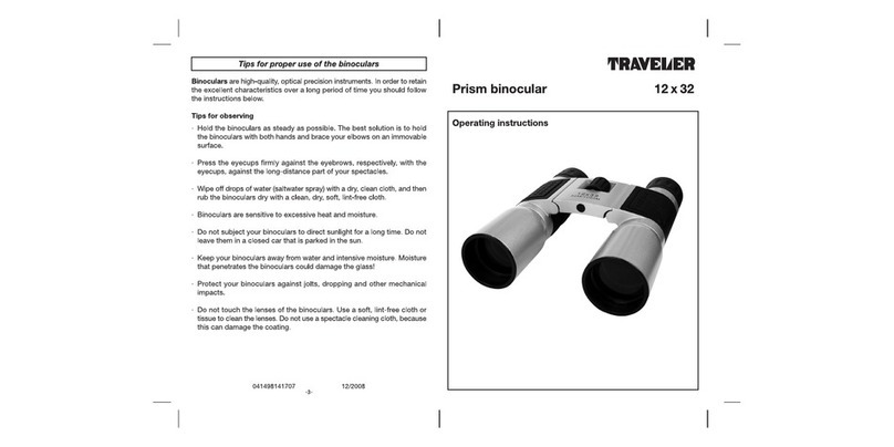 Traveler Prism Binocular operating instructions