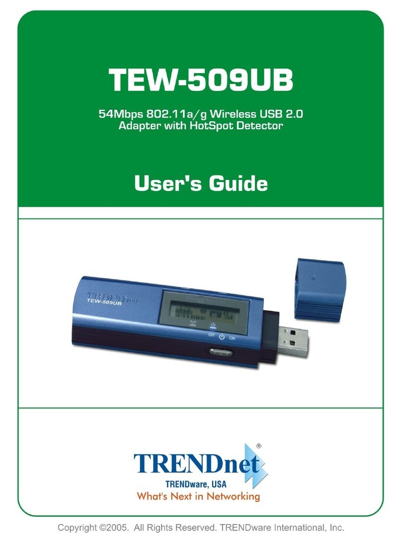 TRENDnet TEW-509UB User manual
