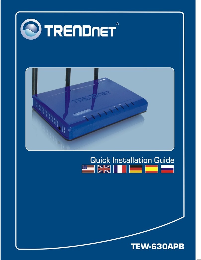 TRENDnet TEW-630APB - Wireless Access Point Quick installation guide