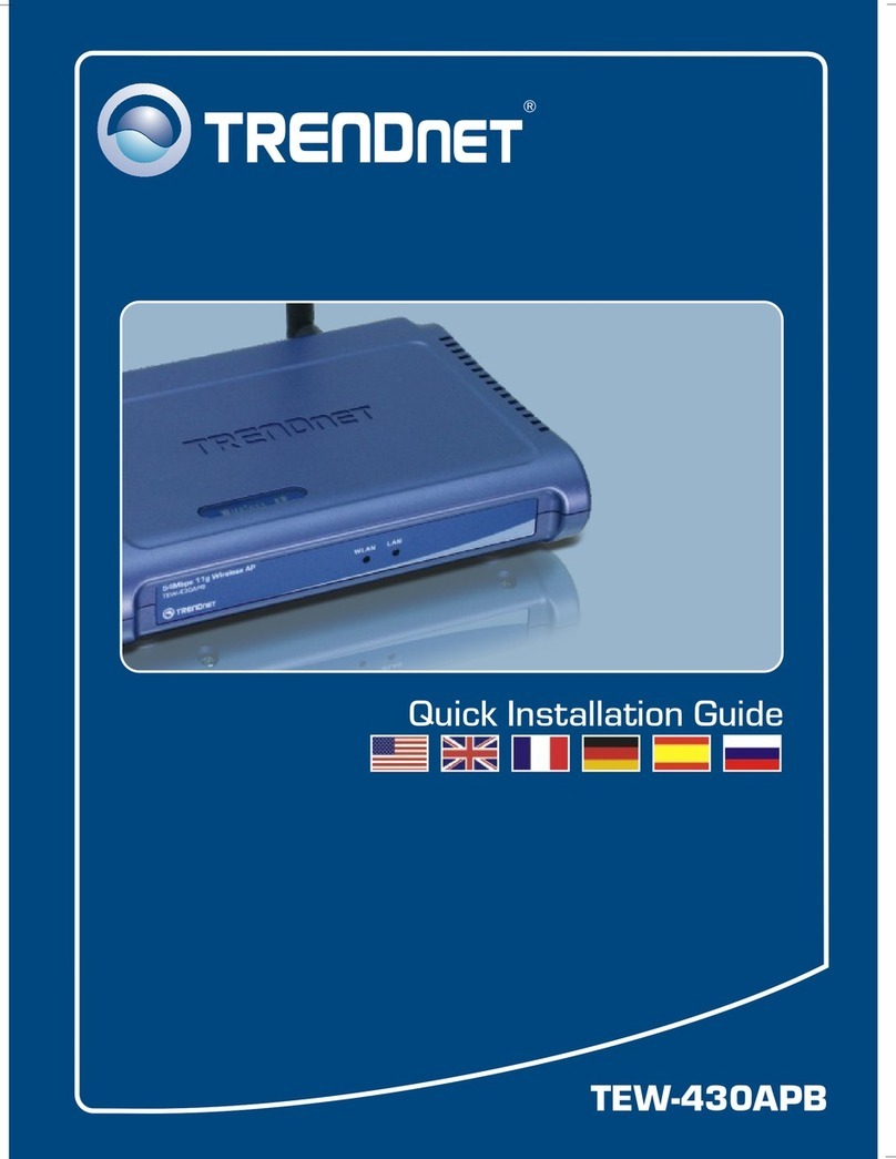 TRENDnet TEW-430APB - Wireless Access Point User manual TRENDnet TEW-430APB - Wireless Access Point User manual