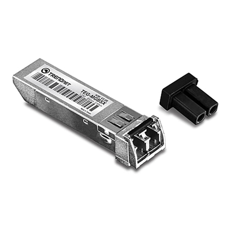 TRENDnet TEG-MGBSX - SFP Transceiver Module User manual