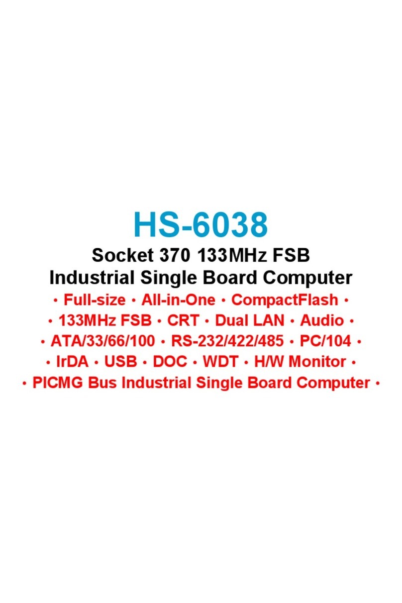 BOSER Technology Industrial Single Board Computer HS-6038 User manual BOSER Technology Industrial Single Board Computer HS-6038 User manual