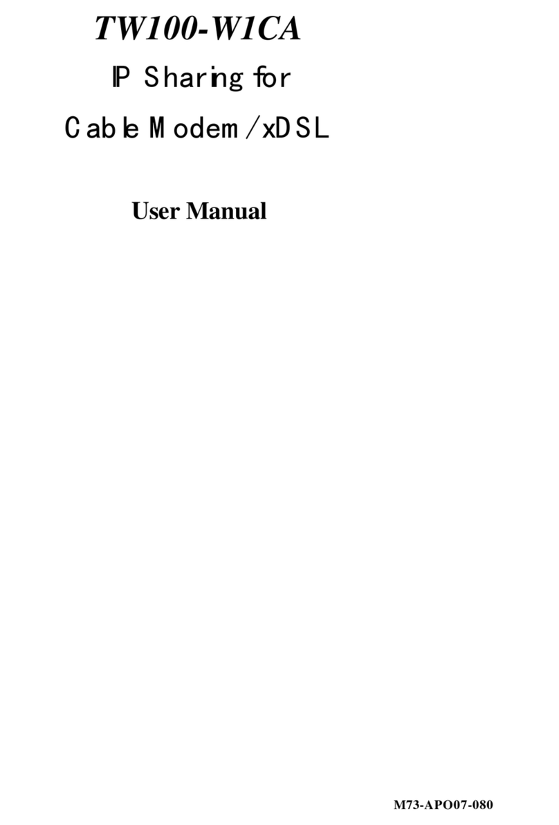 TRENDnet TW100-W1CA User manual