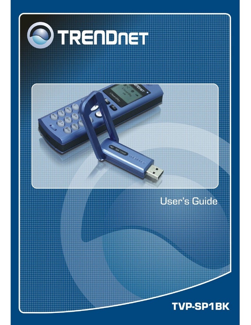 TRENDnet ClearSky TVP-SP1BK user guide