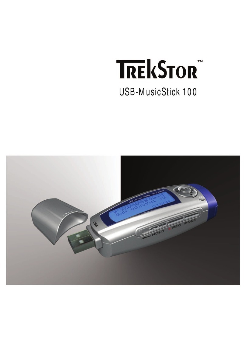 TrekStor USB-MusicStick MusicStick 100 user manual
