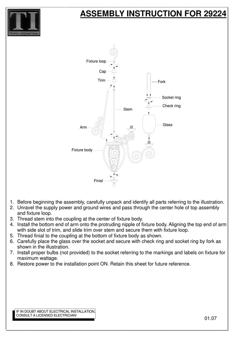 Triarch 29224 User manual