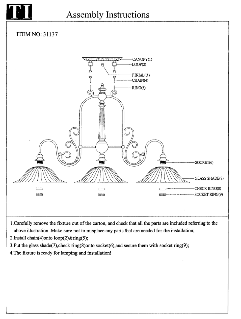 Triarch 31137 User manual