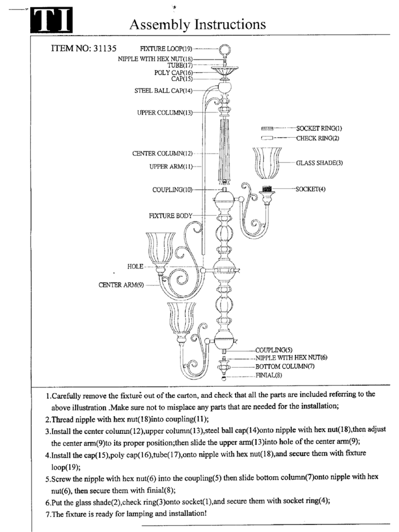 Triarch 31135 User manual Triarch 31135 User manual