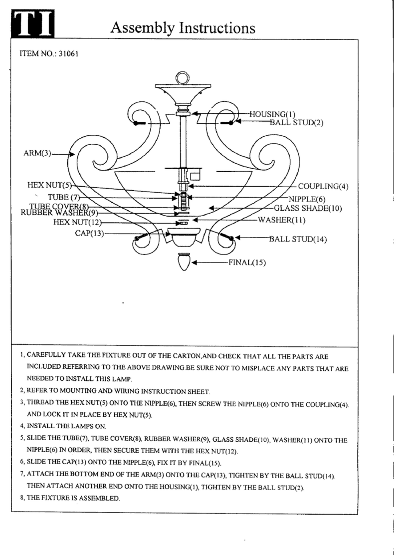 Triarch 31061 Assembly instructions