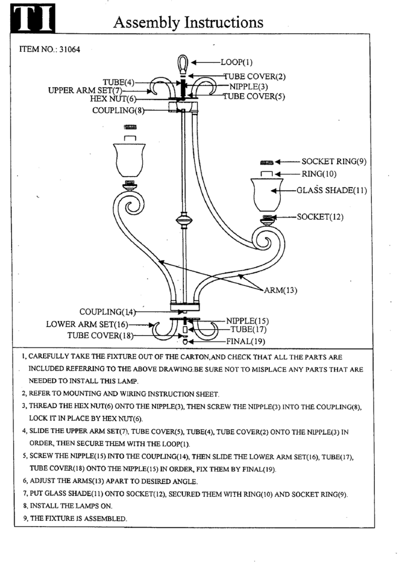 Triarch 31064 User manual