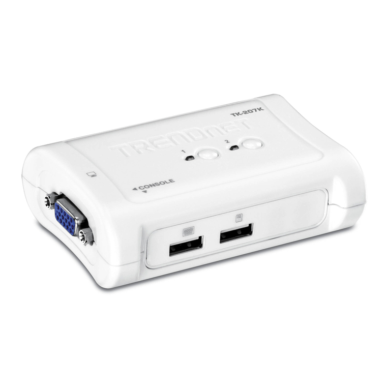 TRENDnet TK-207K - KVM Switch - USB Guía del usuario