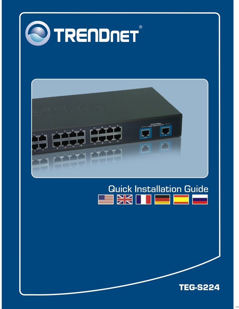 TRENDnet TEG-S224 - DATA SHEETS User manual