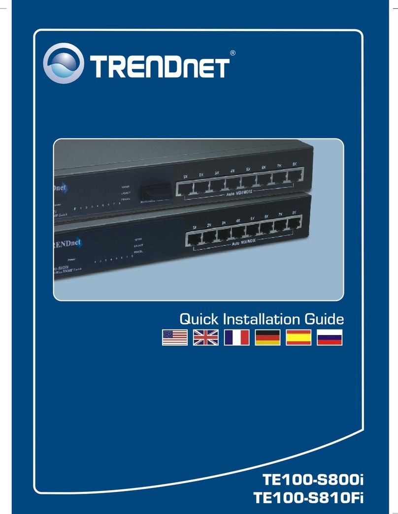 TRENDnet TE100 S800i User manual