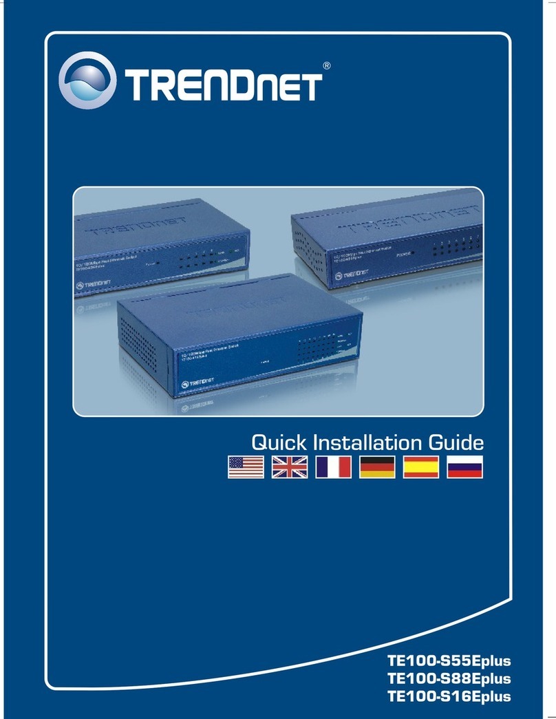 TRENDnet TE100 S55Eplus User manual TRENDnet TE100 S55Eplus User manual