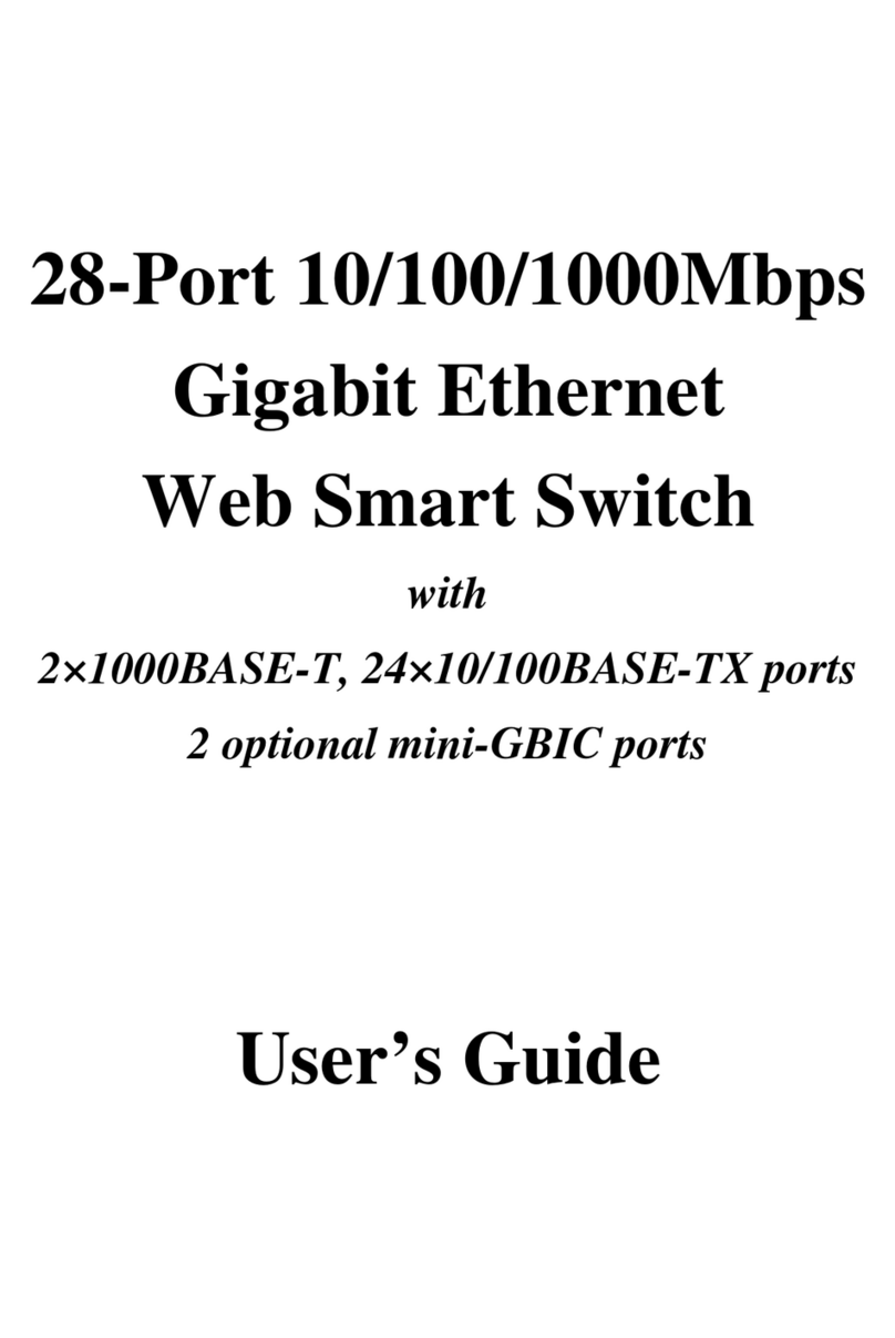 TRENDnet 21000BASE-T User manual
