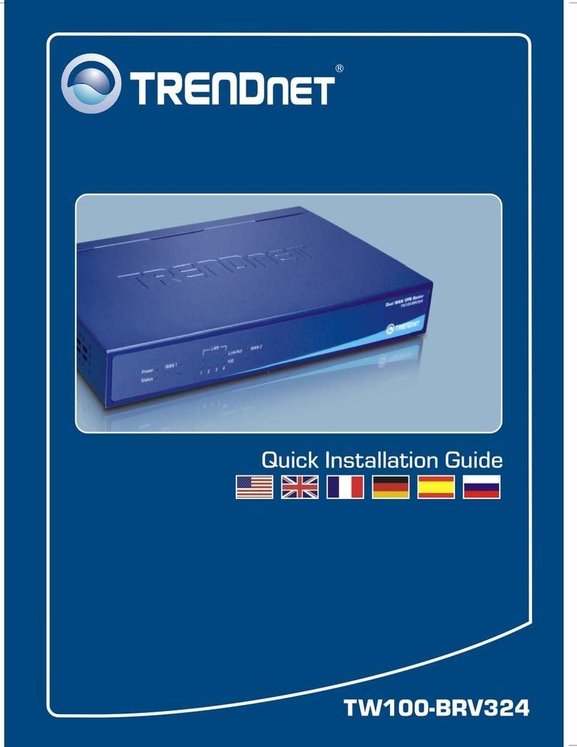 TRENDnet TW100-BRV324 User manual