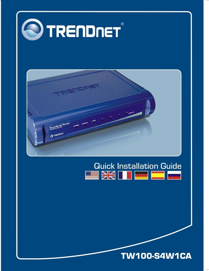 TRENDnet TW100 S4W1CA User manual TRENDnet TW100 S4W1CA User manual