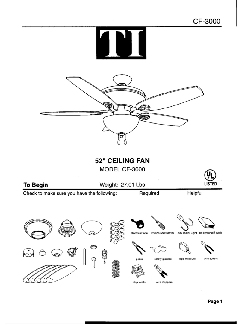 TI CF-3000 installation instructions