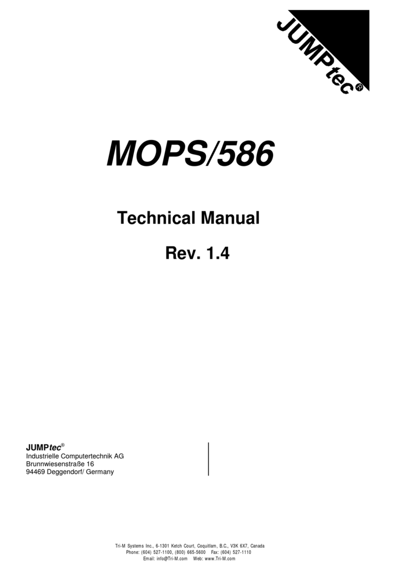 JUMPtec MOPS/586 Technical manual