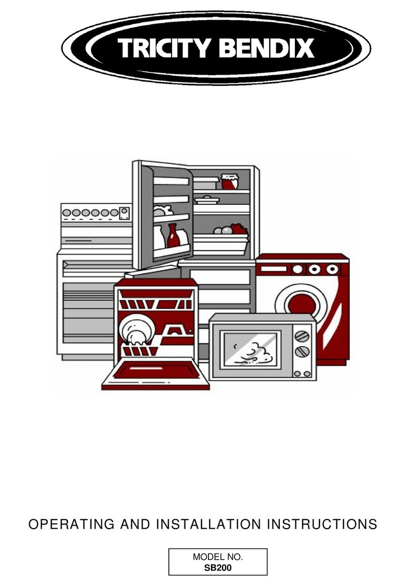 Tricity Bendix SB 200 User manual