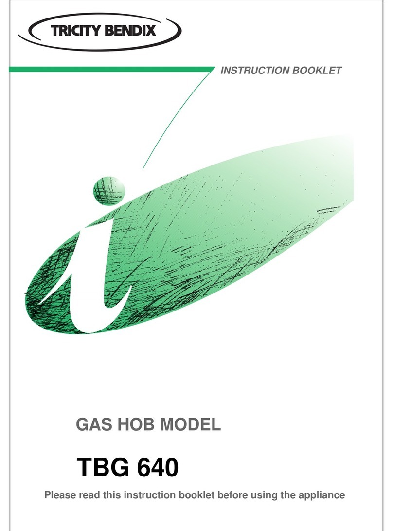 Tricity Bendix TBG 640 User manual